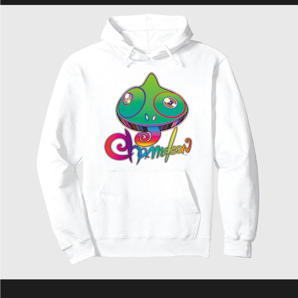 New, white, large ATMOS CHAMELEON HOODIE